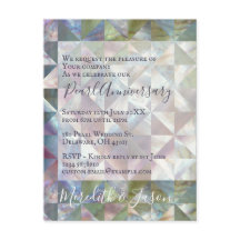 30e bruiloft Jubileum Moderne uitnodiging