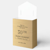 30e bruiloft Jubileum Parels Favor Box Bedankdoosjes (Geopend)