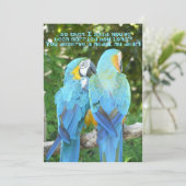 30e bruiloft Jubileum Partij/Blauwe Humor Kaart (Staand voorkant)