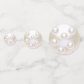 30e bruiloft Jubileum Pearl Confetti (Achterkanten)