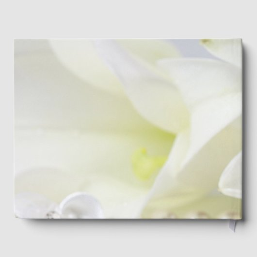 30e bruiloft Jubileum Pearl Gold Typografie Gastenboek (Achterkant)