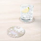 30e bruiloft Jubileum Pearl Kartonnen Onderzetters (Insitu)