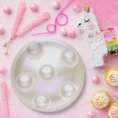 30e bruiloft Jubileum Pearl Papieren Bordje (Feest)