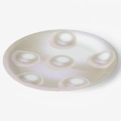 30e bruiloft Jubileum Pearl Papieren Bordje (Gekanteld)