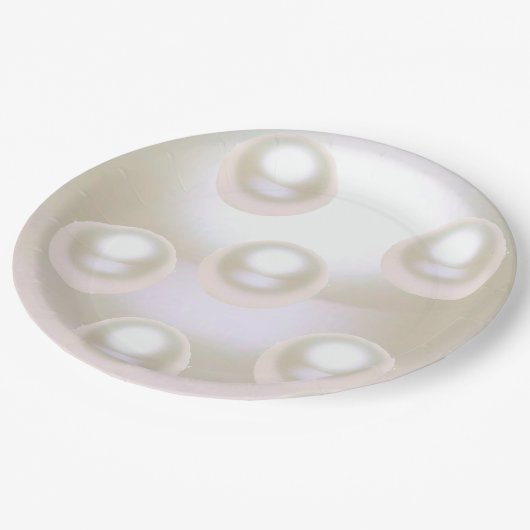 30e bruiloft Jubileum Pearl Papieren Bordje (Gekanteld)