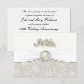 30e bruiloft Jubileum RSVP (Voorkant / Achterkant)