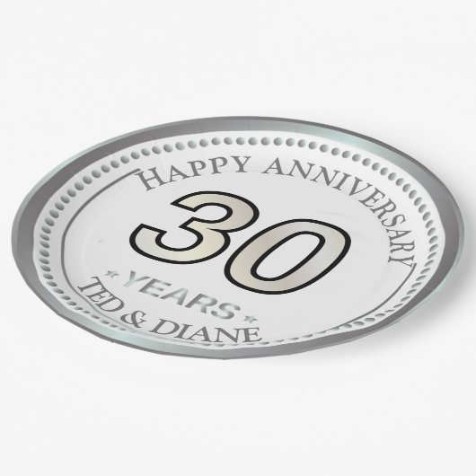 30e diamantherdenkingsdag Bord (Gekanteld)