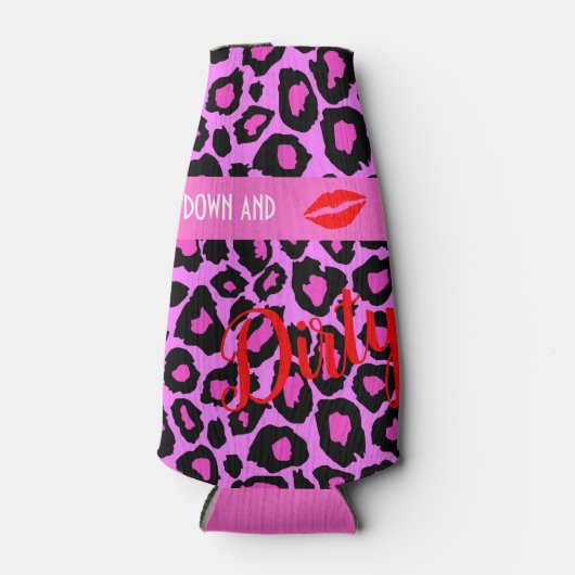 30e Dirty 30 Dertigste verjaardag Roze Meisjespart Flesjeskoeler (Voorkant)