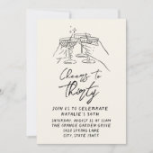 30e Doddle juicht dertig Retro-fotoverjaardagen to Kaart (Voorkant)