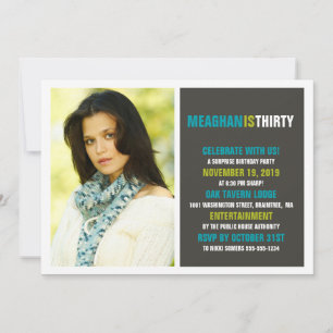 30e Foto van Birthday Uitnodiging