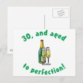  30e geboorte-cadeau briefkaart (Voorkant / Achterkant)