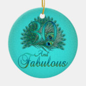 30e geboortedag keramisch ornament (Voorkant)