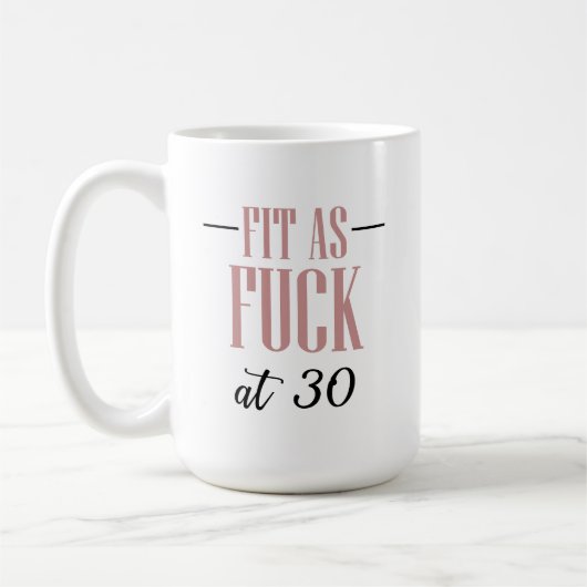 30e geboortedag Mok | Fit op 30 (Links)