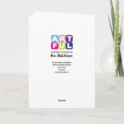 30e geboortedag:Personaliseerbaar! Kaart (Achterkant)