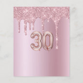 30e geboortedag voor haar (Achterkant)