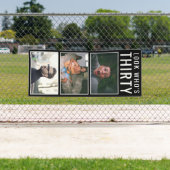 30e geboortedagfoto-banner spandoek (Insitu)