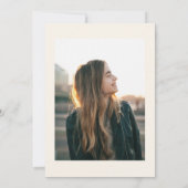 30e geïllustreerde champagnetoren foto verjaardag kaart (Achterkant)