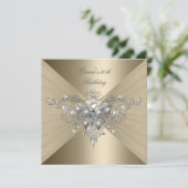 30e Gold Coffee Pink Pearl Kaart (Staand voorkant)