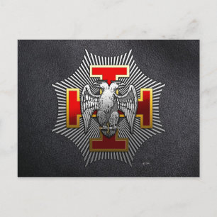 30e graad: Knight Kadosh Briefkaart