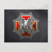 30e graad: Knight Kadosh Briefkaart (Voorkant)