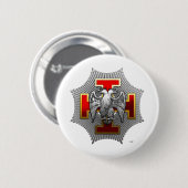 30e graad: Knight Kadosh Ronde Button 5,7 Cm (Voorkant /achterkant)