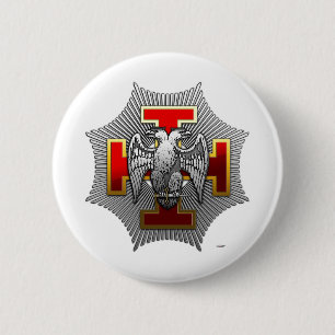 30e graad: Knight Kadosh Ronde Button 5,7 Cm