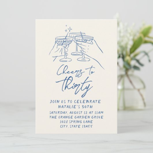 30e hand getekende gejuich voor dertig kustverjaar kaart (Staand voorkant)