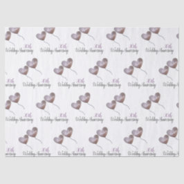 30e huwelijksdag in parel man en vrouw tissuepapier