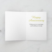 30e huwelijksfeest Jubileum Kaart (Binnen)