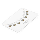 30e huwelijksfeest met een cadeau voor de bruiloft magneet (Linkerzijde)