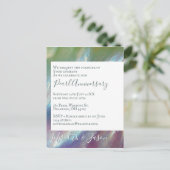 30e huwelijksjubileum Modern Parel Uitnodiging (Staand voorkant)