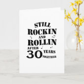 30e Jubileum - 30 jaar Jubileum koppels Kaart (Gele Bloem)