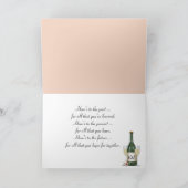 30e Jubileum hortensia boeket Kaart (Binnen)