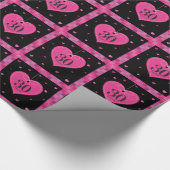 30e Jubileum Love Heart Wrapping Paper Cadeaupapier (Hoek)