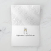 30e Jubileum met duif en ringen Kaart (Binnen)