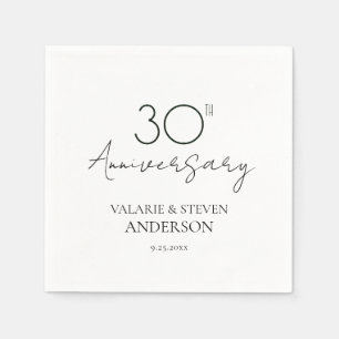 30e Jubileum Minimaal Servetten