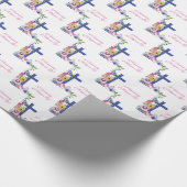 30e Jubileum Nun Religious Life personaliseren Cadeaupapier (Hoek)