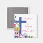 30e Jubileum Nun Religious Life personaliseren Magneet (Voorkant / Achterkant)