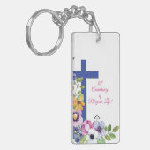 30e Jubileum Nun Religious Life personaliseren Sleutelhanger (Voorkant Links)