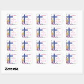 30e Jubileum Nun Religious Life personaliseren Vierkante Sticker (Vel)