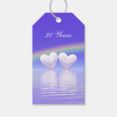 30e Jubileum Parelharten Cadeaulabel (Voorkant)