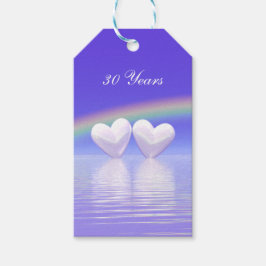 30e Jubileum Parelharten Cadeaulabel