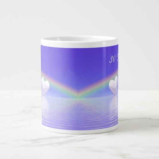 30e Jubileum Parelharten Grote Koffiekop (Voorkant)