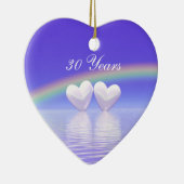 30e Jubileum Parelharten Keramisch Ornament (Rechts)