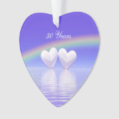 30e Jubileum Parelharten Ornament (voorkant)