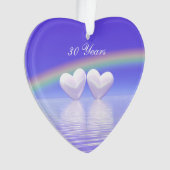 30e Jubileum Parelharten Ornament (voorkant)