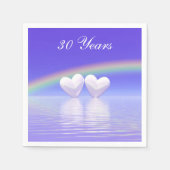 30e Jubileum Parelharten Servet (Voorkant)