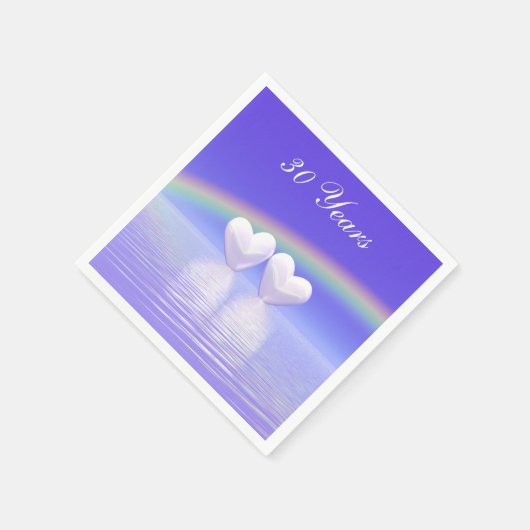 30e Jubileum Parelharten Servet (Hoek)