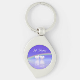 30e Jubileum Parelharten Sleutelhanger