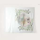 30e Jubileum Pearl Greenery Foto achtergrond Wandkleed (Voorkant (horizontaal))